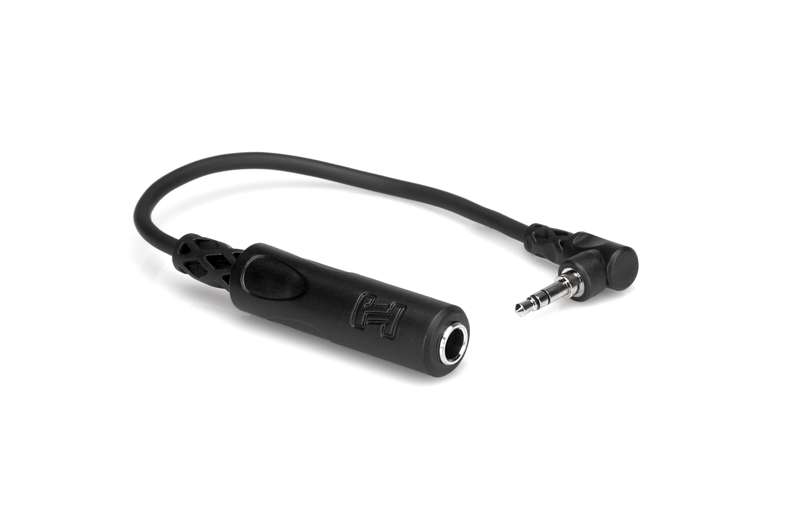 <span style="font-weight: bold; color: rgb(67, 99, 216);">Hosa MHE-100.5 Headphone Adaptor 1/4 in TRS M to Right-angle 3.5 mm</span>&nbsp;<br>