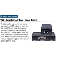 BALUN VGA W/AUDIO CAT5E/6 300M