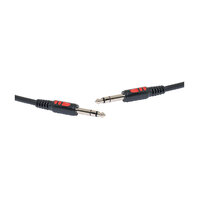 Redback 5m 6.35mm TRS To 6.35mm TRS Jack Plug Cable - Guitar Lead