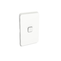 Clipsal Iconic Skin Switch V/H 1G Rocker White