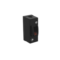 Clipsal PS70F Main Switch, 1 Pole, 70A, Panel Mount, Front Wiring, Black