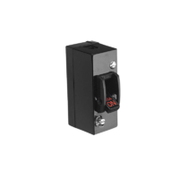 Clipsal PS80F Main Switch, 1 Pole, 80A, Panel Mount, Front Wiring, Black