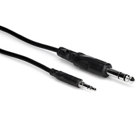 Hosa CMS-105 Stereo Interconnect 3.5 mm TRS M to 1/4 in TRS M 1.5m (5ft)