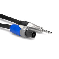 Hosa SKT-205Q Edge Speaker Cable Neutrik speakON to 1/4 in TS M 1.5m (5ft)