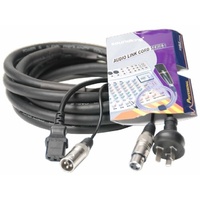 10 Metre Audio Signal Cable and Power Lead