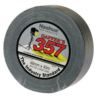 GAFFER TAPE NASHUA 357 BLACK 48mm 2inch 40mtr