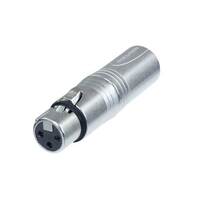 Neutrik 3 pole XLR male - 3 pole XLR female (extention adapter)
