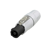 Neutrik NAC3FCB-1 Lockable cable connector, power-out, screw terminals, grey, V-0 Insert