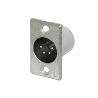 Neutrik NC4MP XLR 4 Pin Panel Mount - Metal, Classic