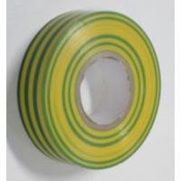 PVC INSULATION TAPE GREEN/YELLOW 20mtr