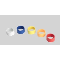 Multi-Coloured ID Rings for all series of Handheld Transmitters; 5 x colours/pack