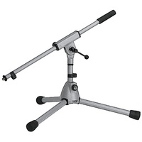 MIC STAND Konig and Meyer Microphone stand Soft-Touch finish Extra low design 25910-300-87 - gray