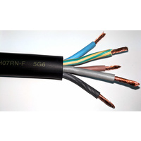 CABLE 5x6mm BLACK H07RN-F RUBBER