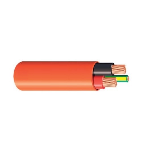CABLE 2.5mm 2 CORE and Earth Orange Circular