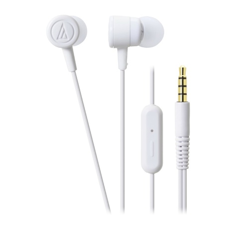 Audio-Technica Smart Phone in ear headphones White ATH-CK220IS WH