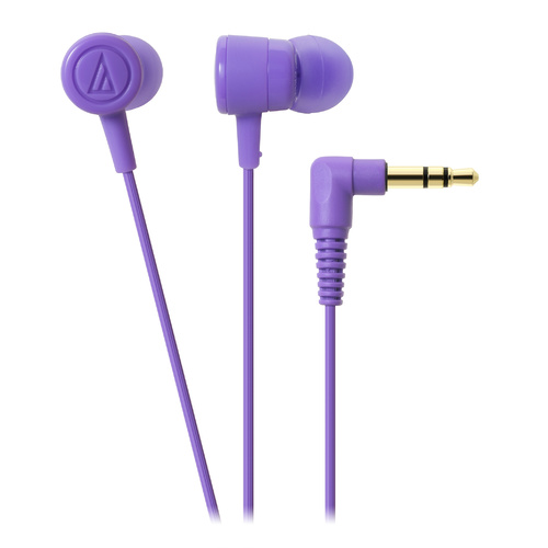 Audio-Technica in ear Dip headphones Purple ATH-CKL220 PL