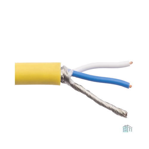CABLE MIC 2C+E BRAID YELLOW L-2T2SYL