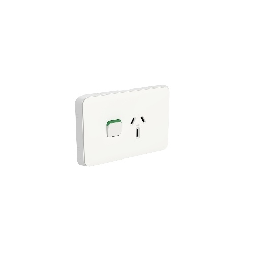 Clipsal Iconic Switch Single Power Outlet 15A