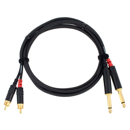 Cordial PATCHLEAD Dual 6.3mm TS M to RCA M 1.5m