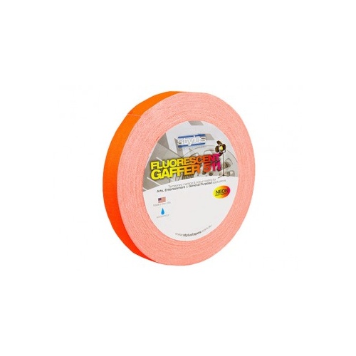 FLUORO TAPE ORANGE 1" 24mm x 45 mtr  Stylus 511