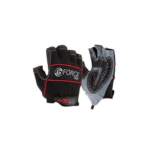 G-Force ?Grip? Fingerless Gloves - Large