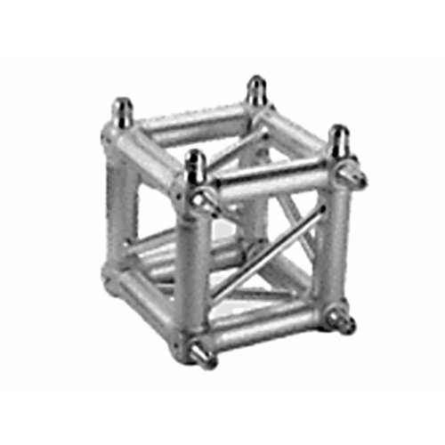 Truss box truss 290mm x 90deg 6-way cross, 2mm thick with global compatible connection