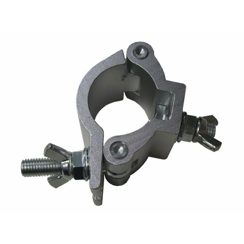 Light Emotion DRA012 Round truss clamp suitable for standard 50mm trussing. Comes with threaded M12 (12mm) nuts and bolts, rated maximum load 295kg.