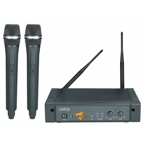 New Dual UHF Wireless Microphone System with two Handheld Mics