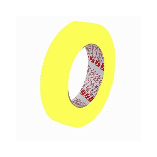 TAPE 1/2inch 12mm YELLOW 25mt  Markup / Spike