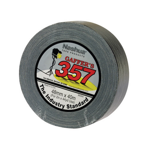 GAFFER TAPE NASHUA 357 BLACK 48mm 2inch 40mtr