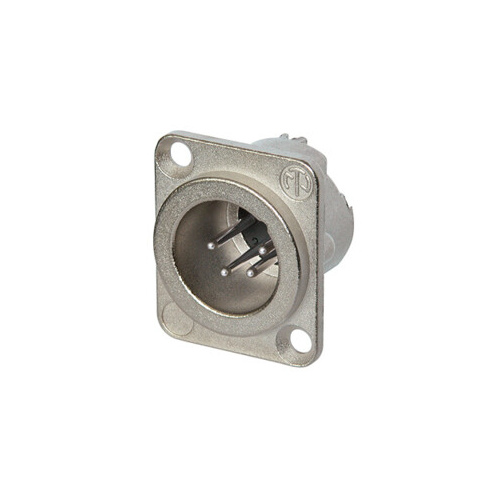 Neutrik NC4MD-LX XLR 4 Pin Panel Mount - Male, Nickel
