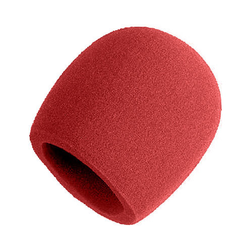 Windscreen for SM58 Red and Other Ball Mics